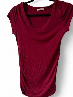 Burgundy Concert Stretch Tee M